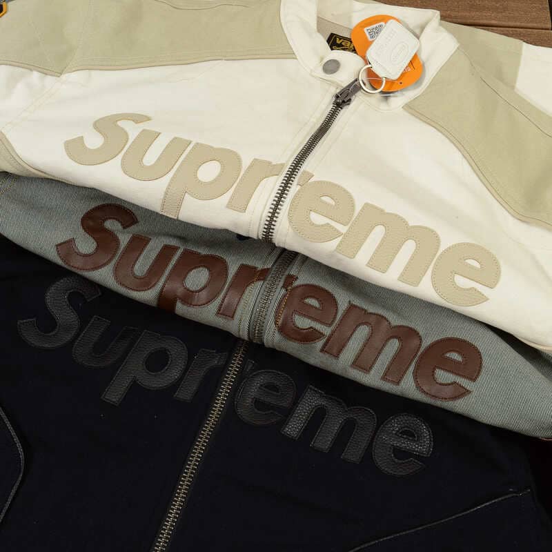 Jaqueta Supreme x Vanson Leathers Cordura Denim