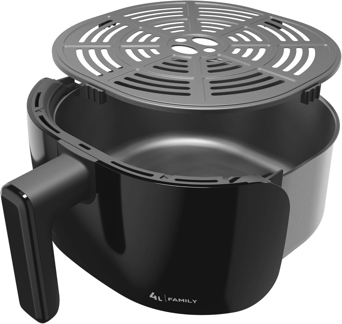 WAP Fritadeira Elétrica Air Fryer FAMILY WAFF2-P 4 Litros, Preto, Revestimento Antiaderente, 1500W