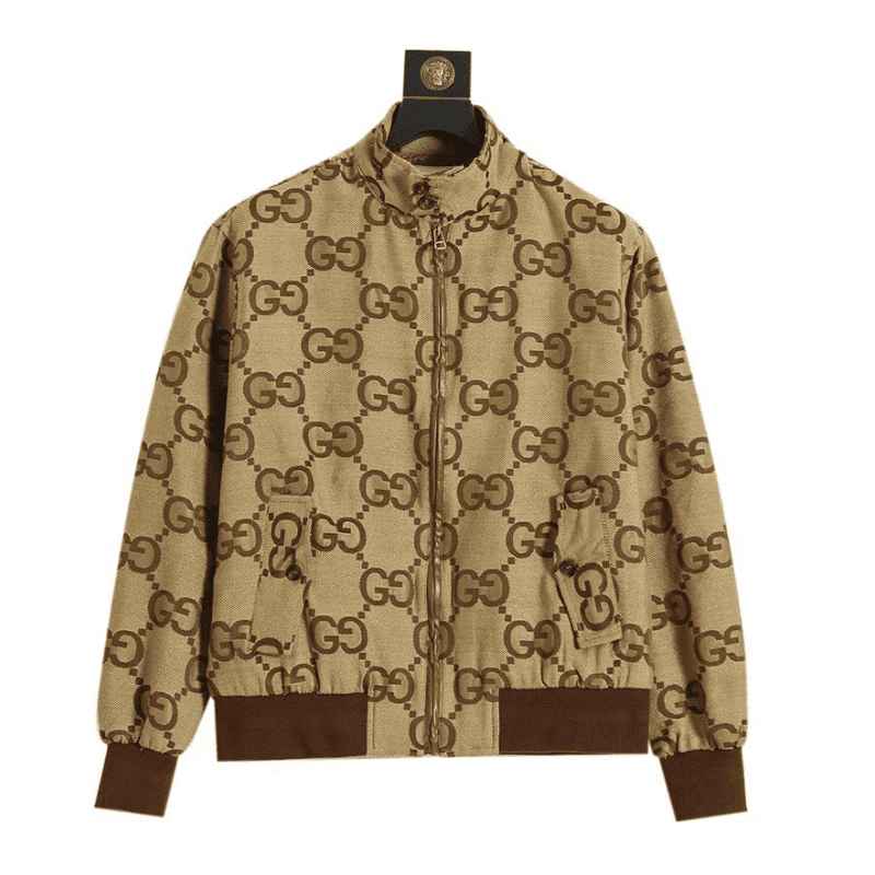 Jaqueta Gucci Jumbo GG Canvas Beige