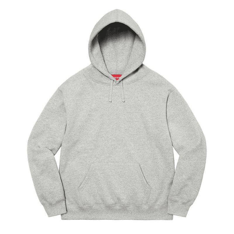 Moletom Supreme Satin Appliqué Cinza