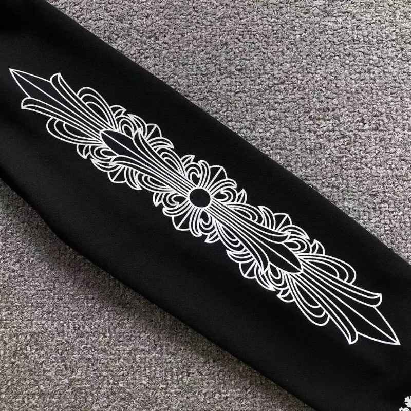 Moletom Chrome Hearts Horseshoe Floral Preto