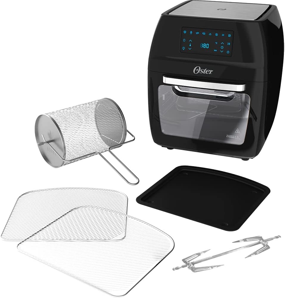 Oster OFRT780 - Fritadeira forno 3 em 1 - 1800 W - Preto