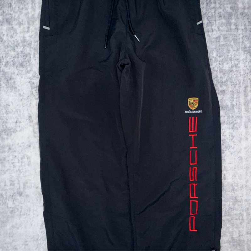 Conjunto Aimé Leon Dore x Porsche Nylon Track Black