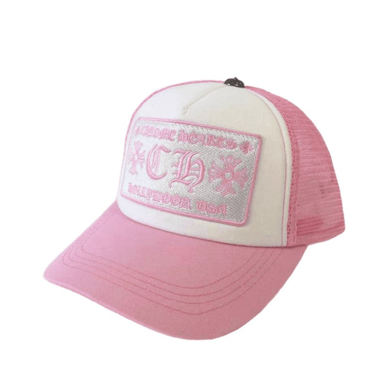 Boné Chrome Hearts CH Hollywood Rosa