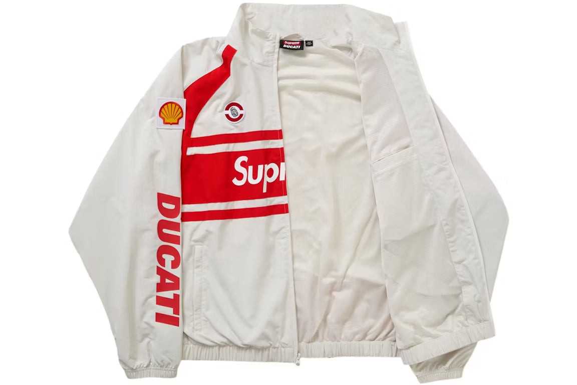 Supreme Ducati Tracksuit Light Grey (Pronta Entrega)