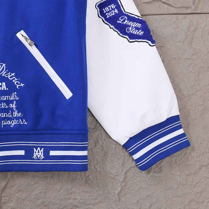 Jaqueta Amiri MA Dream Team Varsity Azul