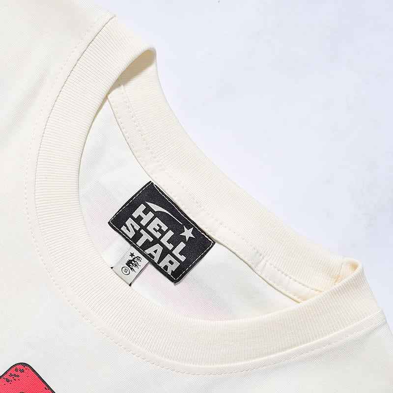 Camiseta Hellstar Human Development White Cream