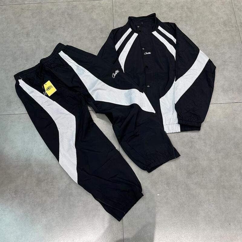 Conjunto Corteiz Vertigo Preto/Branco
