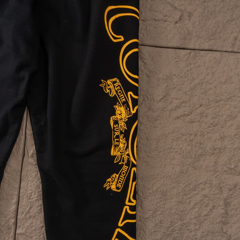 Conjunto Corteiz Superior Royale Preto/Amarelo