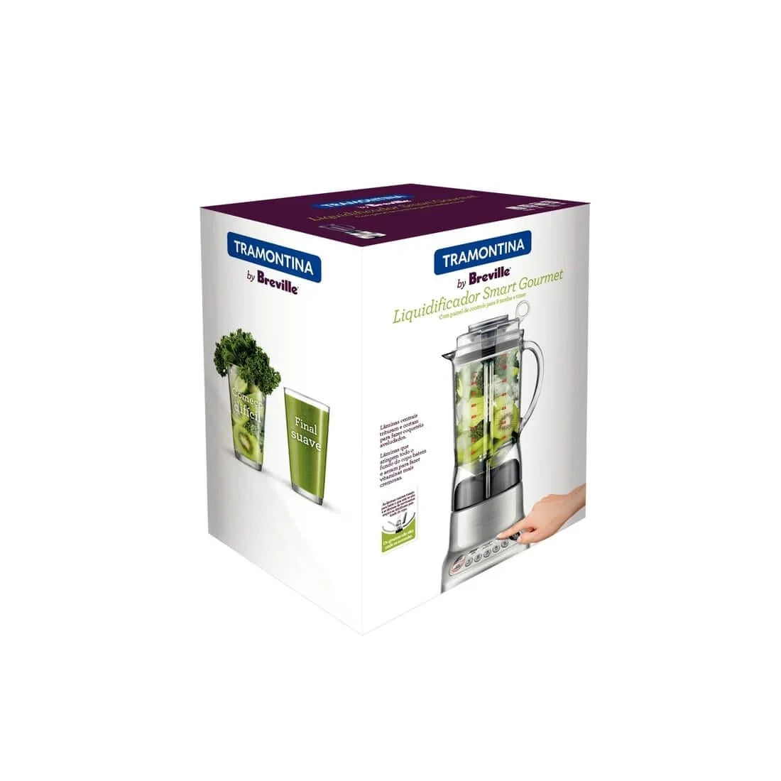 Liquidificador Tramontina by Breville Smart Gourmet 1200 W 1,5 L 127 V
