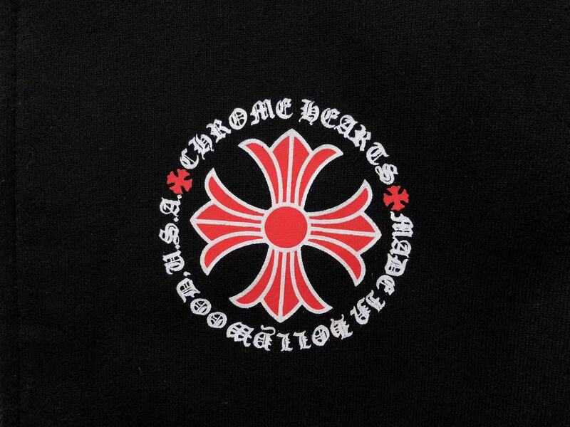 Moletom Chrome Hearts Hollywood Plus Cross Preto