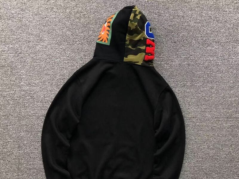 Moletom Bape Shark Zip Preto