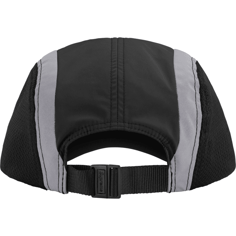 Boné Supreme Side Mesh Camp Cap Preto (Reflective)