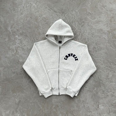 Conjunto Moletom Corteiz Arch Cinza