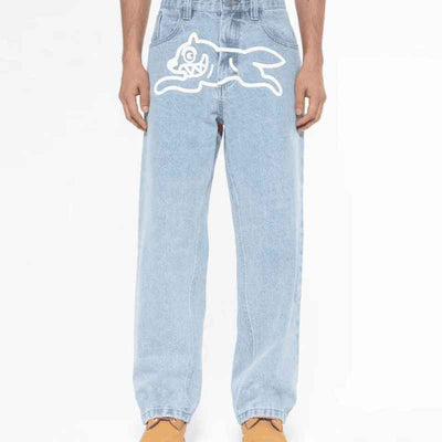 Calça Icecream Check Lined Denim jeans