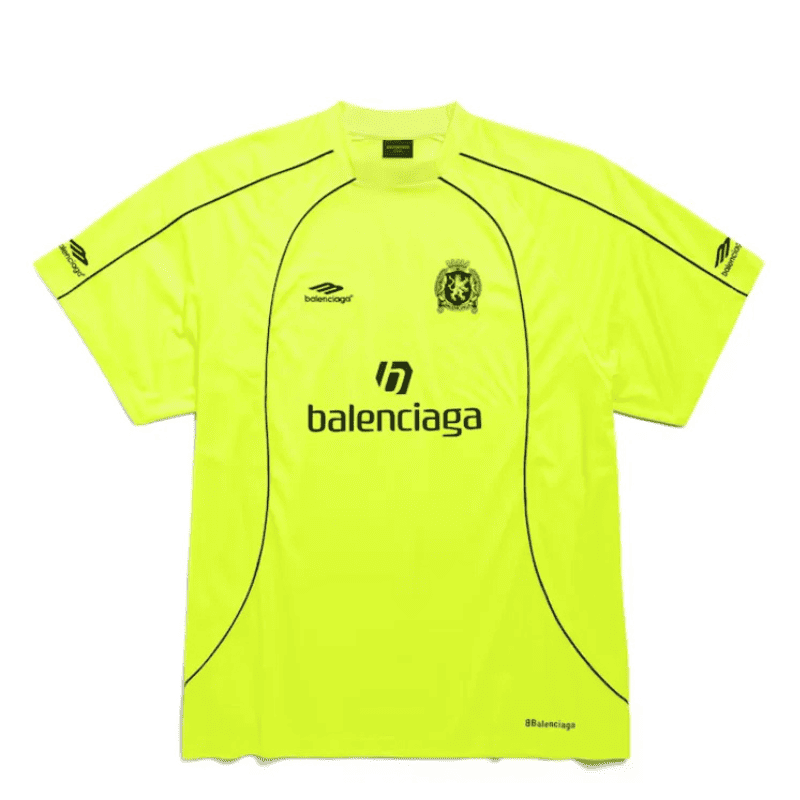 Camiseta Balenciaga Paris #10 Soccer Jersey Oversized Green