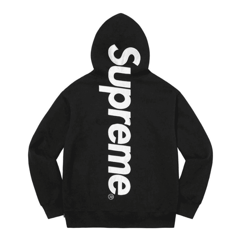 Moletom Supreme Satin Appliqué Preto