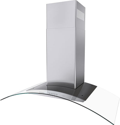 Coifa de Parede Cadence Inspire 90 cm, Vidro Curvo, CFA395