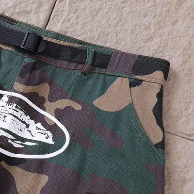 Calça Corteiz Cargo Camuflada