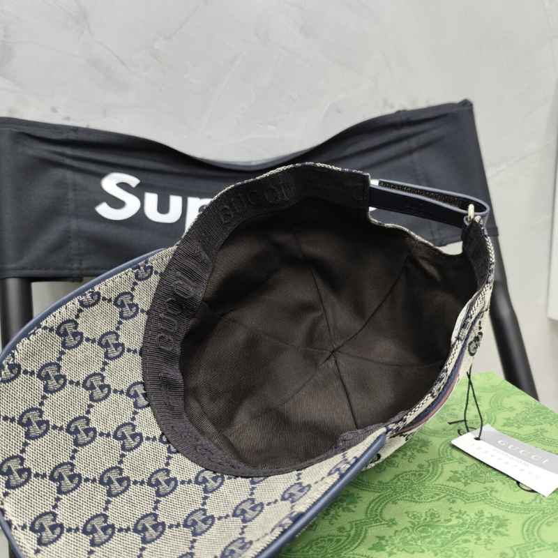 Boné Gucci GG Se Canvas Grey