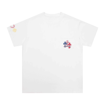 Camiseta Chrome Hearts Cross Colour Branca