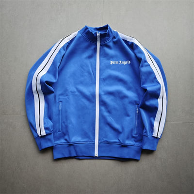 Conjunto Palm Angels Logo Tracksuit Royal Blue