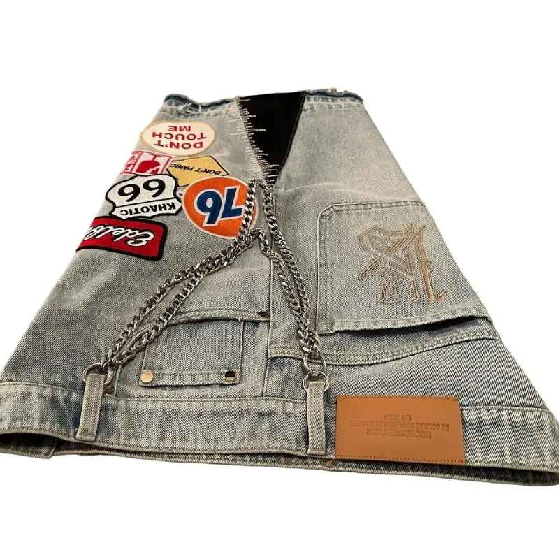 Bermuda Y2k Patch jeans