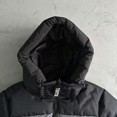Jaqueta Trapstar Decoded Puffer Black/Grey