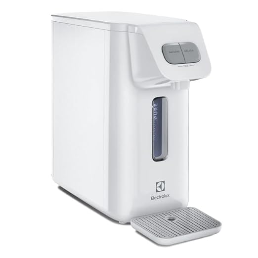 Purificador Electrolux de Água Gelada Fria e Natural Elétrico Compacto Eletronico placa Electrolux Filtro refil 6 meses ou 3000l Bivolt Branco PE15B