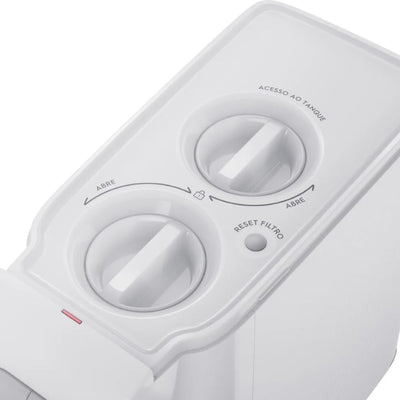Purificador Electrolux de Água Gelada Fria e Natural Elétrico Compacto Eletronico placa Electrolux Filtro refil 6 meses ou 3000l Bivolt Branco PE15B