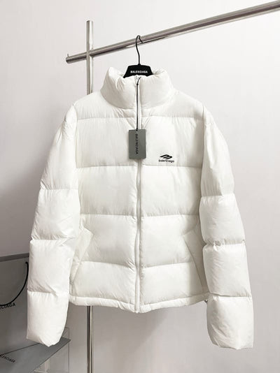 Jaqueta Puffer Balenciaga 3B Sports Icon Branco