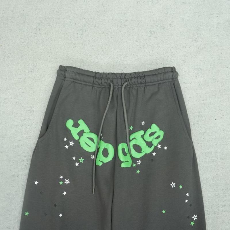 Calça Sp5der OG Web Graphite/Green