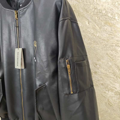 Jaqueta Balenciaga x Automobili Lamborghini Preta