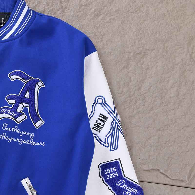 Jaqueta Amiri MA Dream Team Varsity Azul
