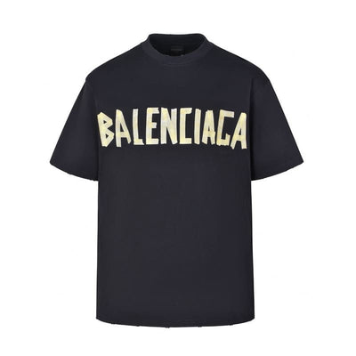 Camiseta Balenciaga Tape Type Preta