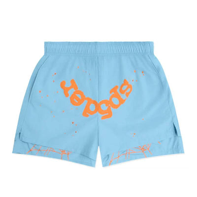 Short Sp5der OG Web Double Layer Light Blue