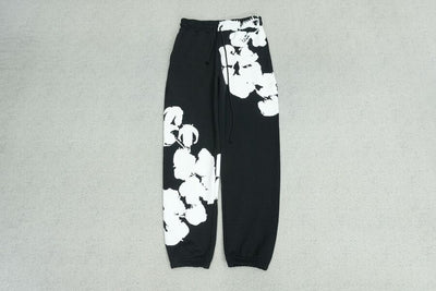 Calça Denim Tears Big Cotton Wreath Black