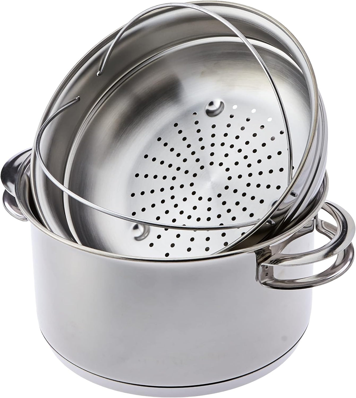Jogo de Panelas de Aço Inox 6 peças Solar Tramontina