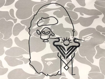 Moletom Bape x Inter Miami Camo Cinza