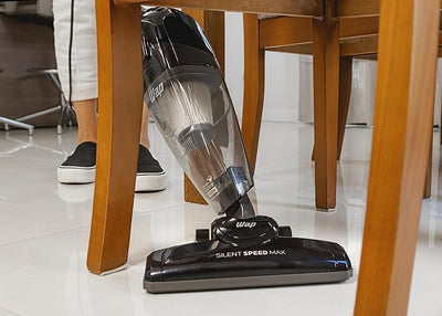 WAP Aspirador de Pó Vertical SILENT SPEED MAX 3 em 1, Compacto, 1 Litro, com Extensor Removível, 85mbar 1350W 127V
