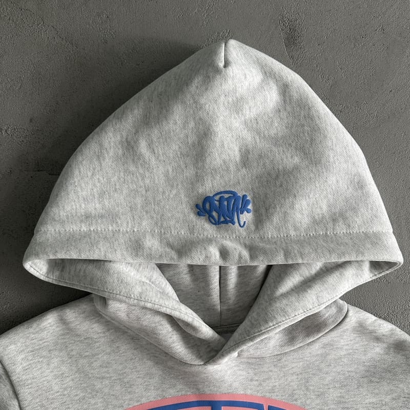 Conjunto Syna World College Logo Cinza/Rosa