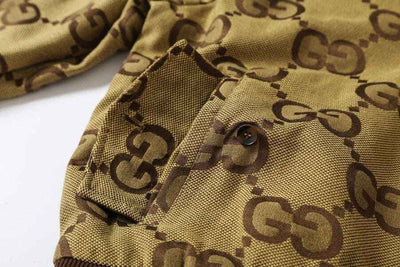 Jaqueta Gucci Jumbo GG Canvas Beige