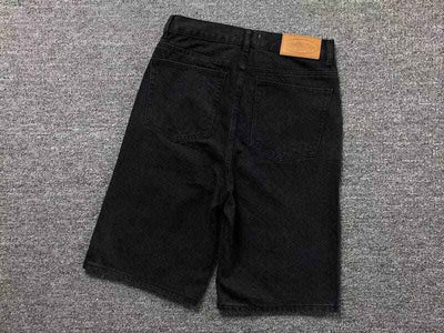 Shorts Corteiz Alcatraz Denim Washed Black