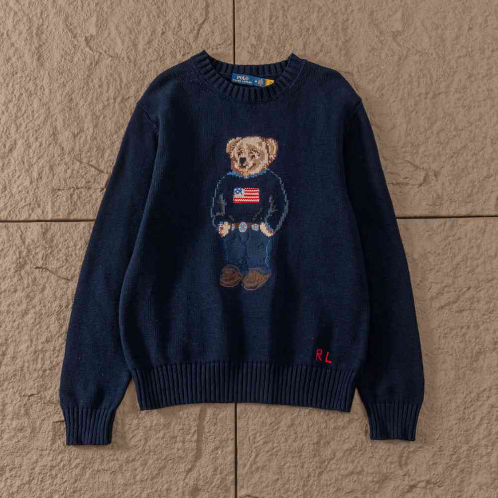Sweater Polo Ralph Lauren Flag Bear