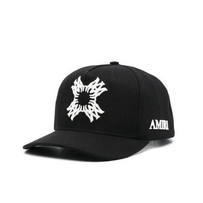 Boné Amiri MA Quad Canvas Preto