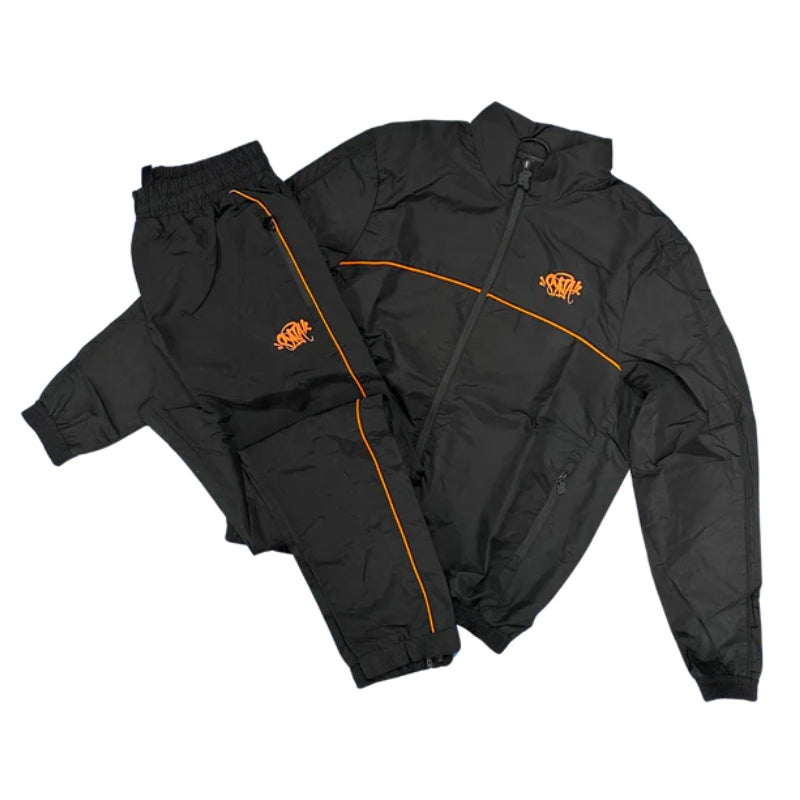 Conjunto Synaworld 'Syna Logo' Shell Black/Orange
