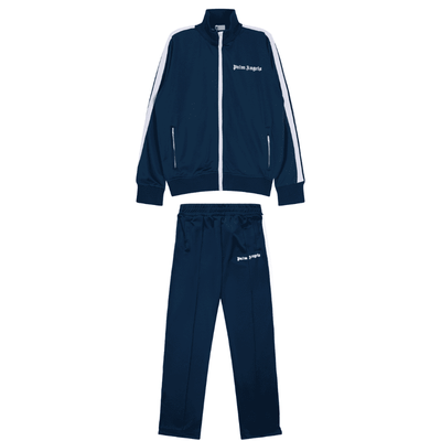 Conjunto Palm Angels Logo Tracksuit Blue Marine