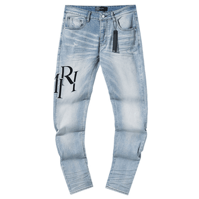 Calça Amiri Jeans Staggered Logo