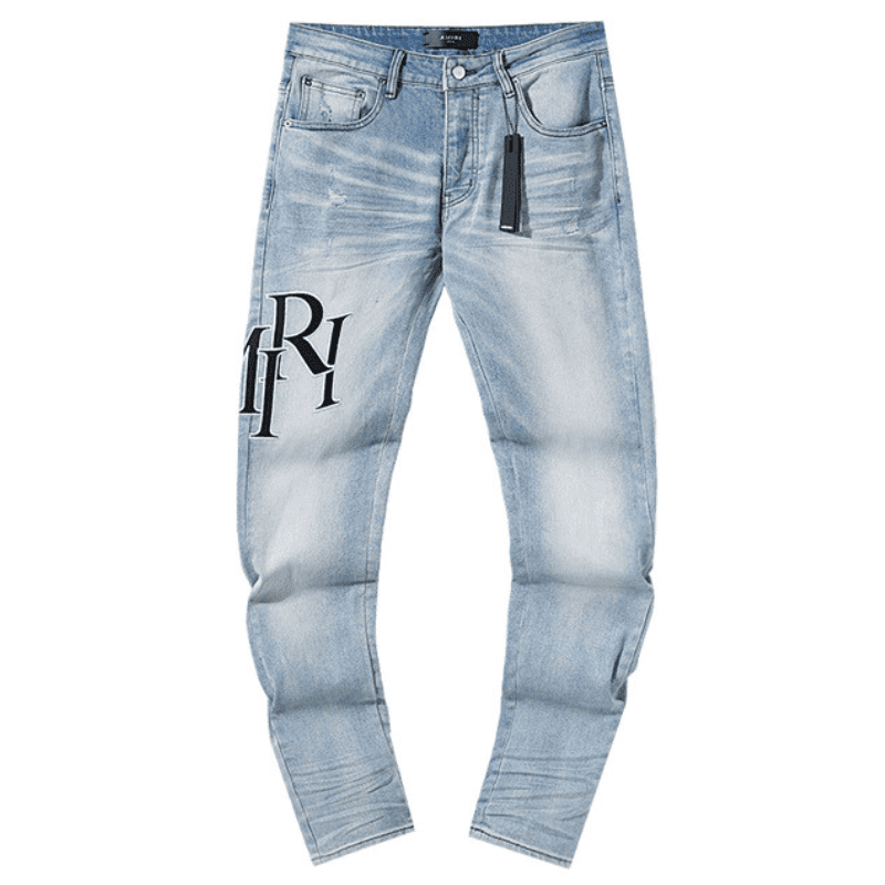 Calça Amiri Jeans Staggered Logo