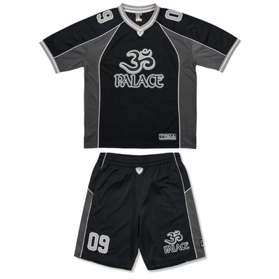 Conjunto Palace Om Mesh Jersey Black Grey